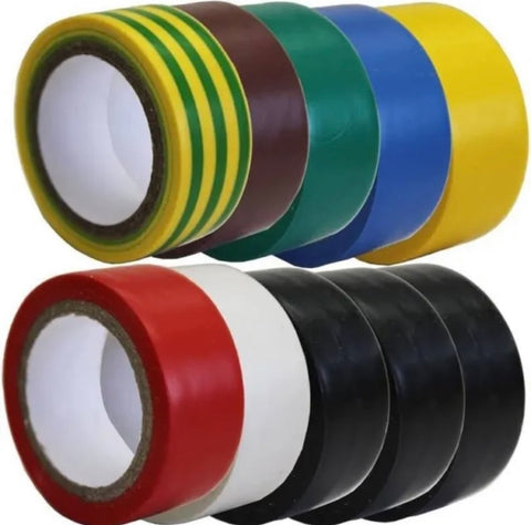 PVC Electrical Insulating Tape , Insulation Tape 19mm x 33m