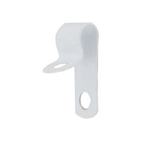 RCHL 32 LSF Coated P Clip - White pack of 50