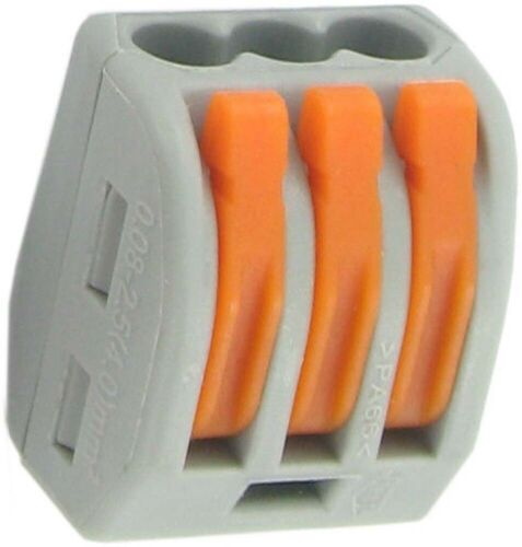 WAGO TYPE 222 Reusable Electrical lever Connectors 2,3,5 pole